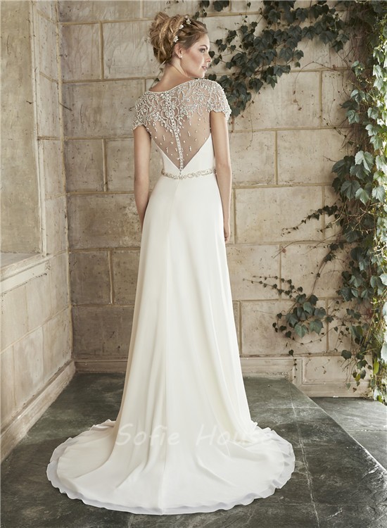 Best Chiffon Wedding Dress Cap Sleeves in the world Learn more here 