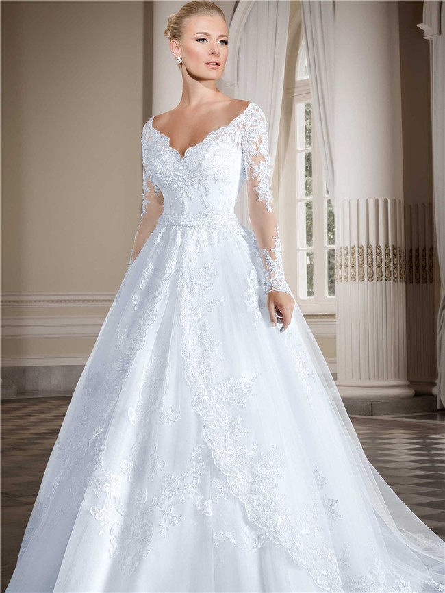 Women's Wedding Dress Long Sleeve : 44+ Wedding Dress Designs, Ideas