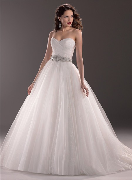 Tulle Ball Gown Wedding Dress 9